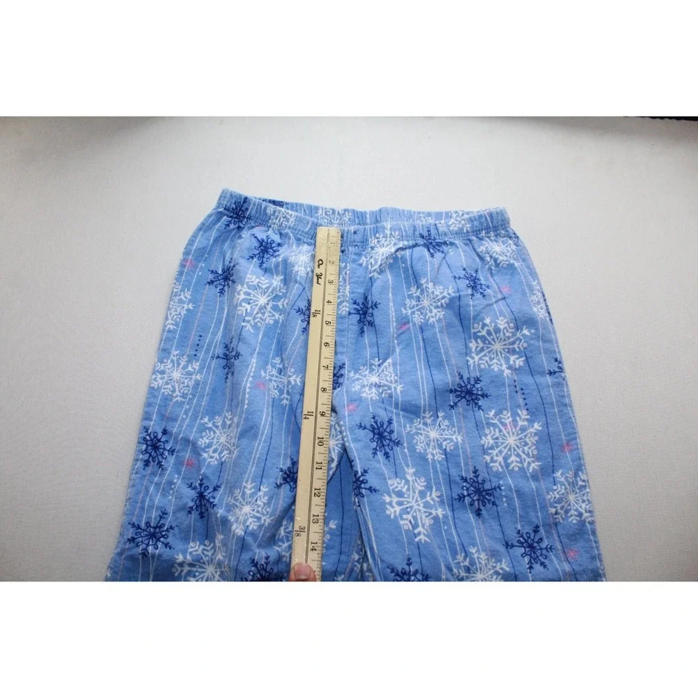 Joe Boxer Winter Pajama Pants Mens Medium Blue All-over Snowflake Print M